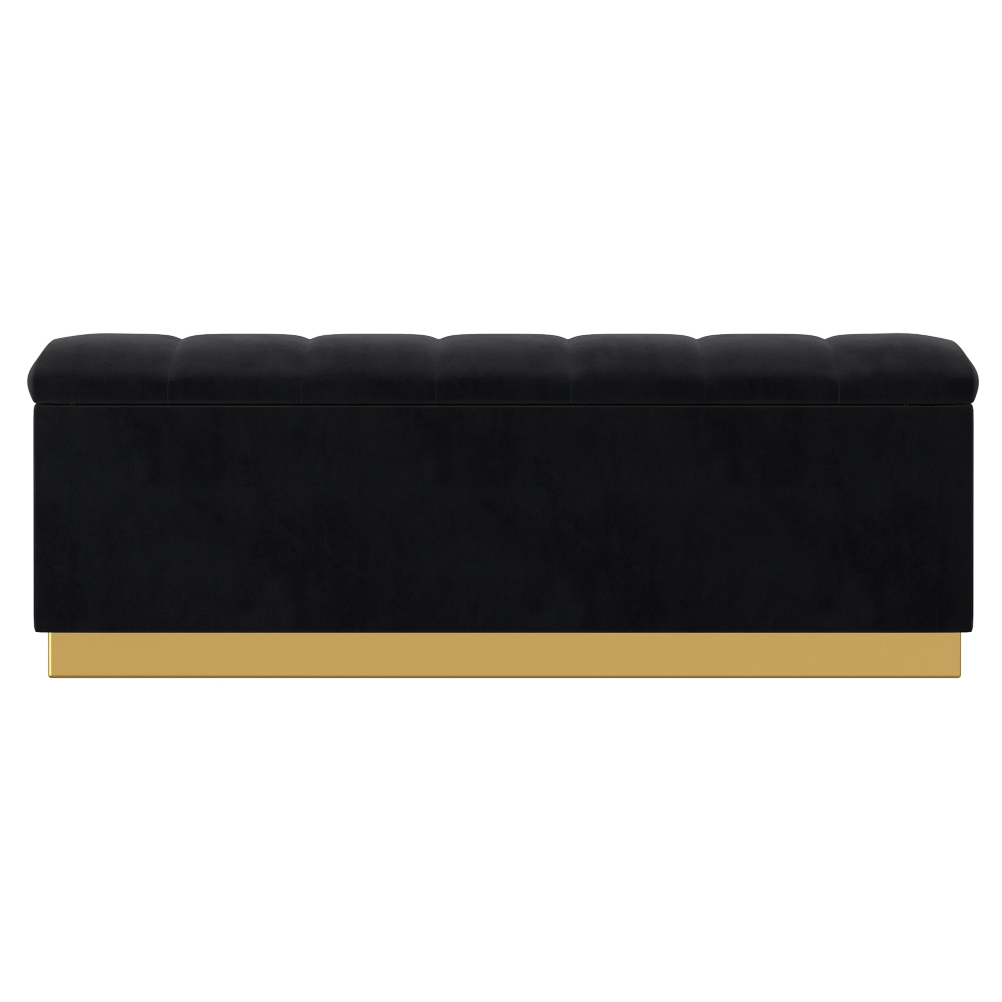 Esna Storage Ottoman - Black - Decor Furniture & Mattress