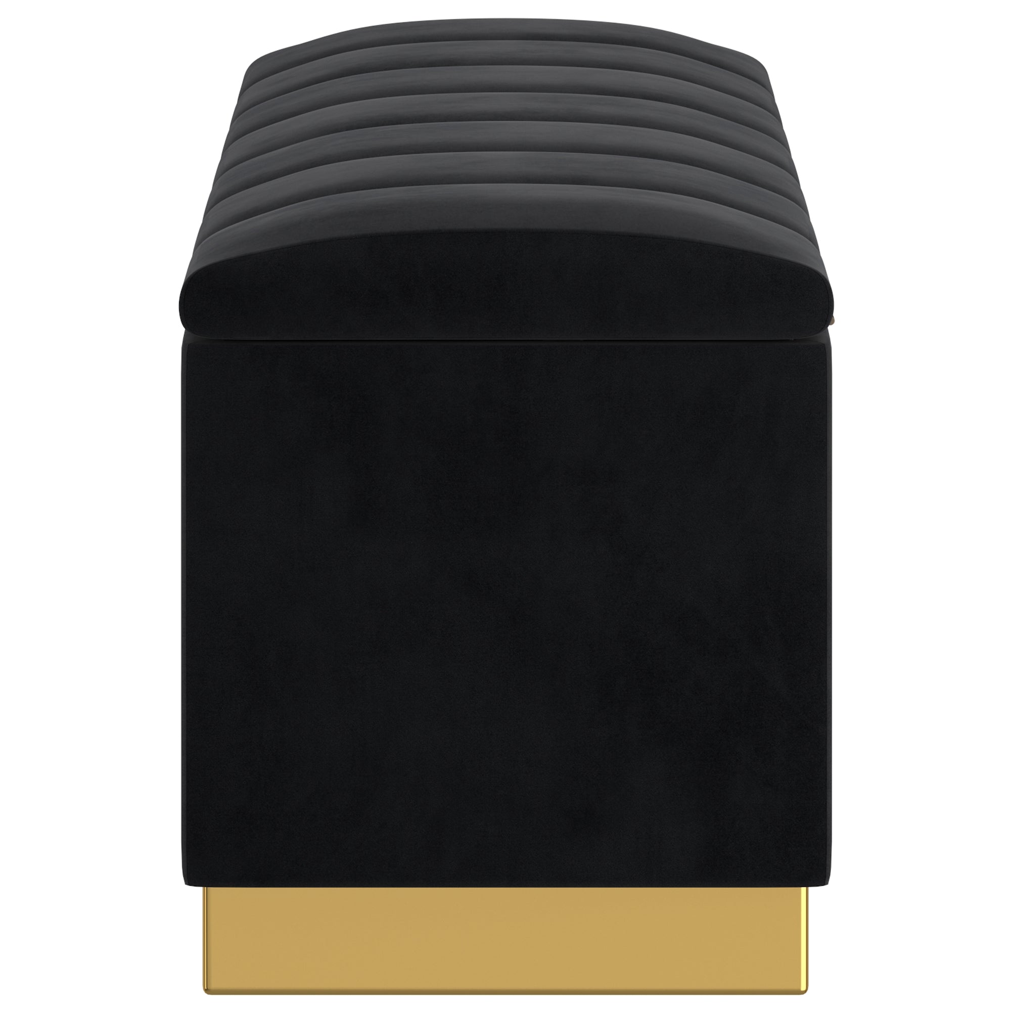 Esna Storage Ottoman - Black - Decor Furniture & Mattress