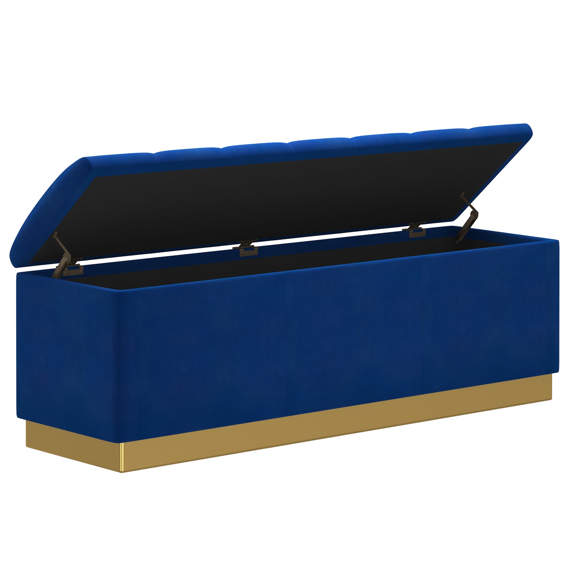 Esna Storage Ottoman - Blue - Decor Furniture & Mattress