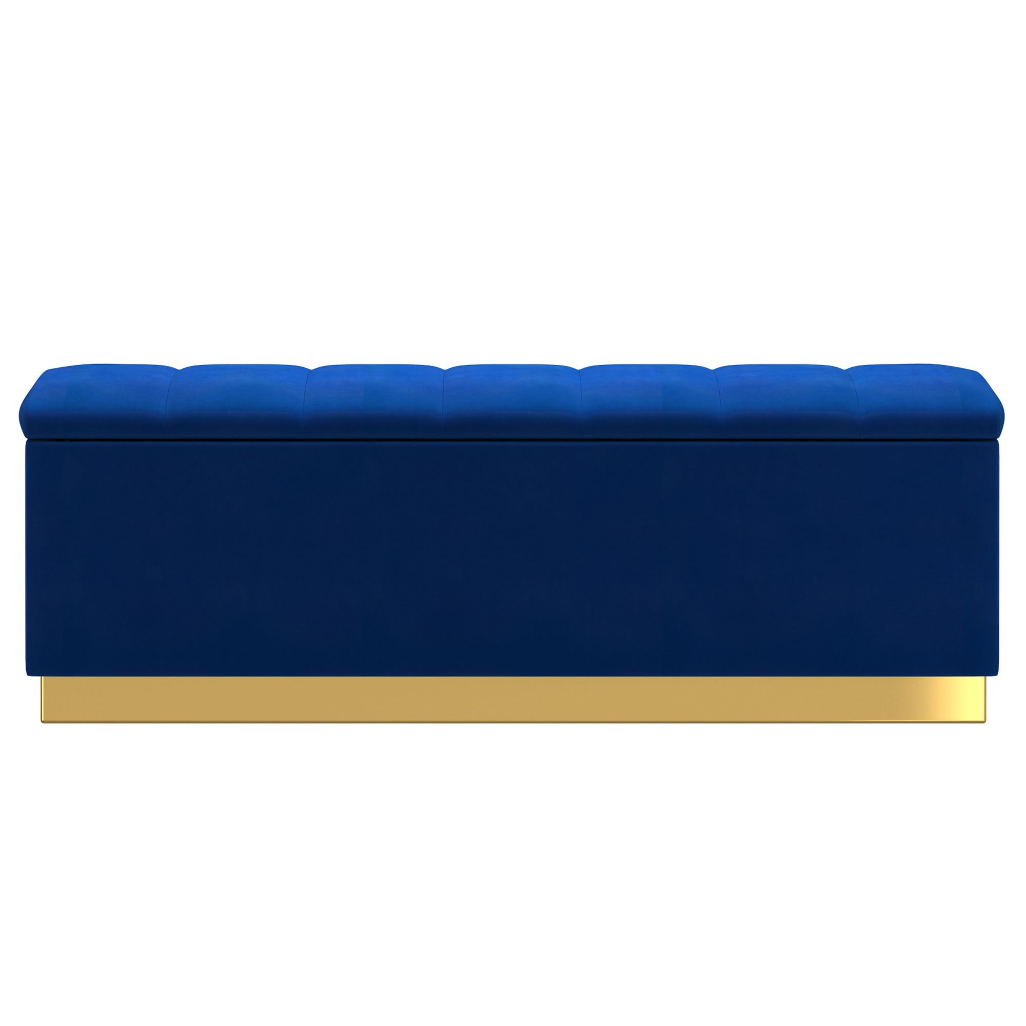 Esna Storage Ottoman - Blue - Decor Furniture & Mattress