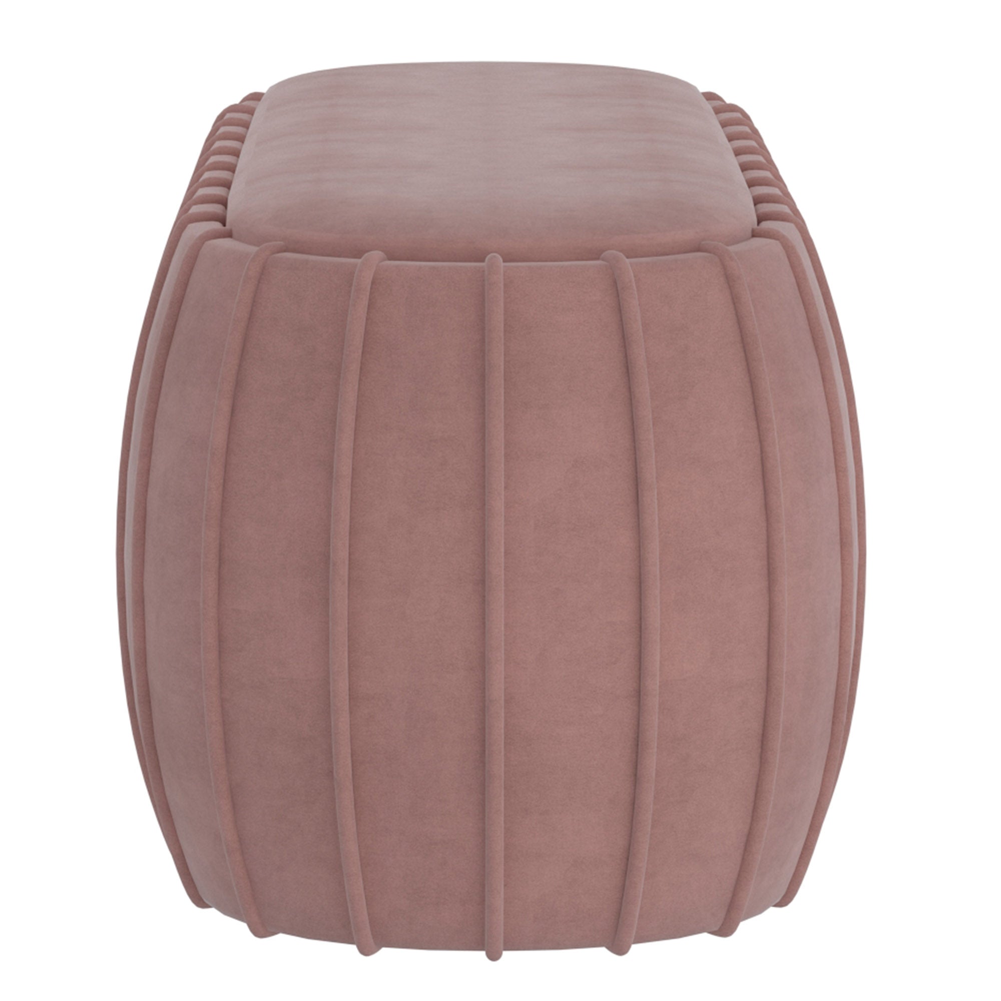 Gayle Ottoman - Blush Pink - Decor Furniture & Mattress