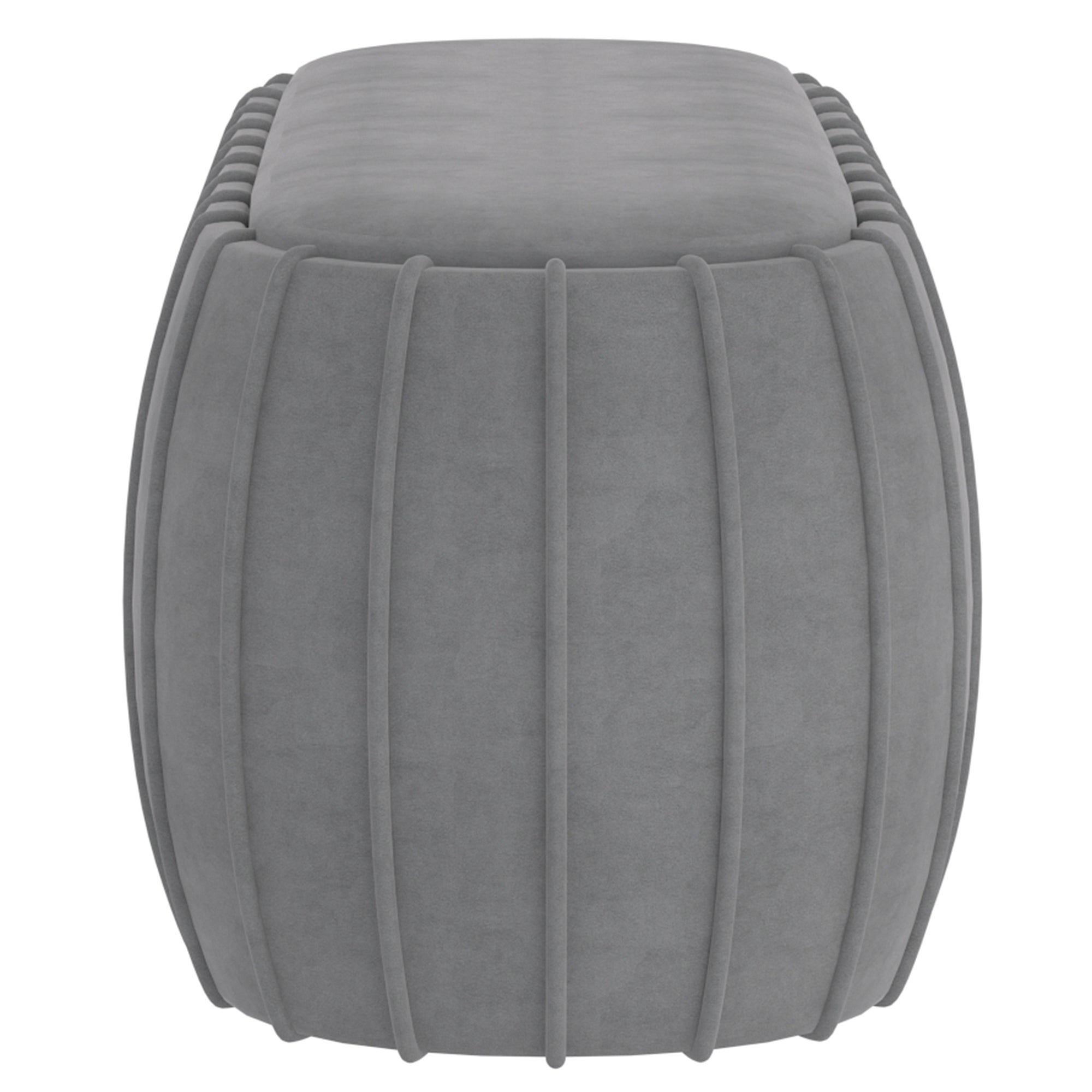 Gayle Ottoman - Grey - Decor Furniture & Mattress