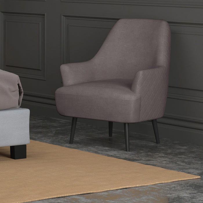 Nomi Accent Chair - Mustard/Rust Grey - Decor Furniture & Mattress