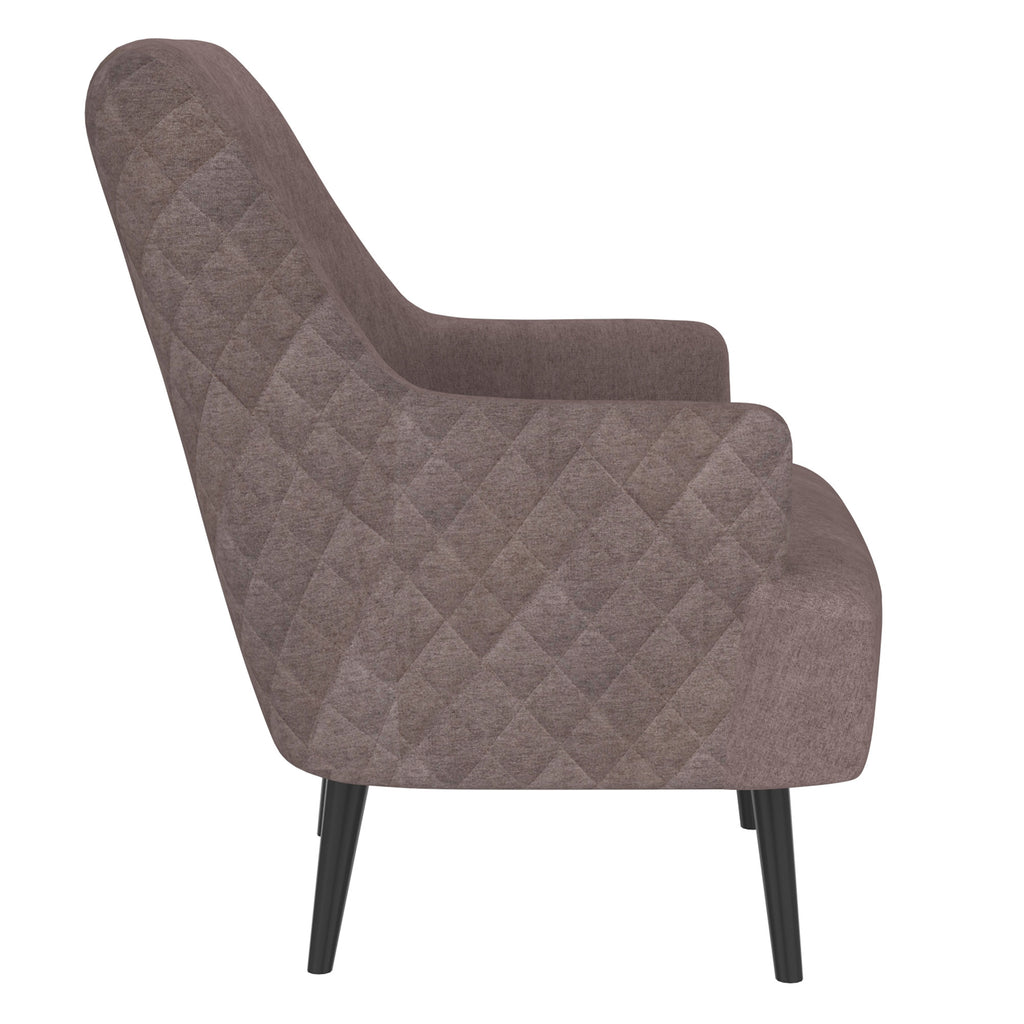 Nomi Accent Chair - Mustard/Rust Grey - Decor Furniture & Mattress