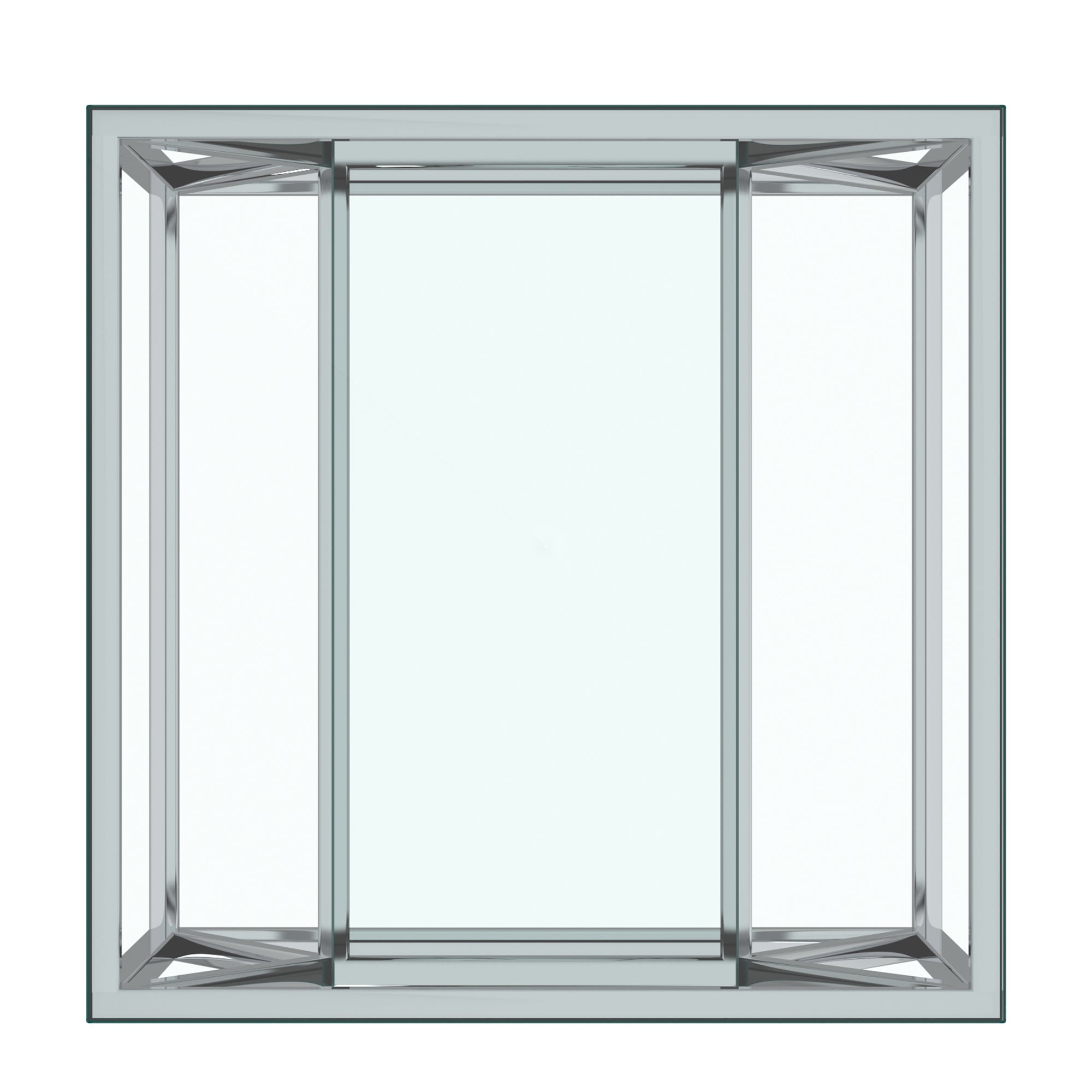 Dragor Accent Table - Silver - Decor Furniture & Mattress