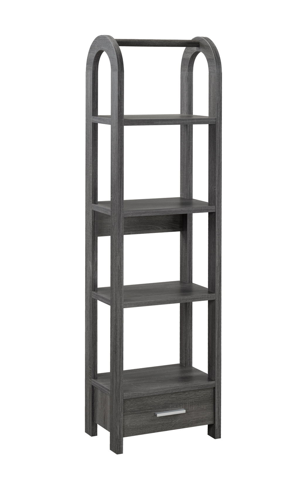 Shelf - Grey/Walnut - Decor Furniture & Mattress