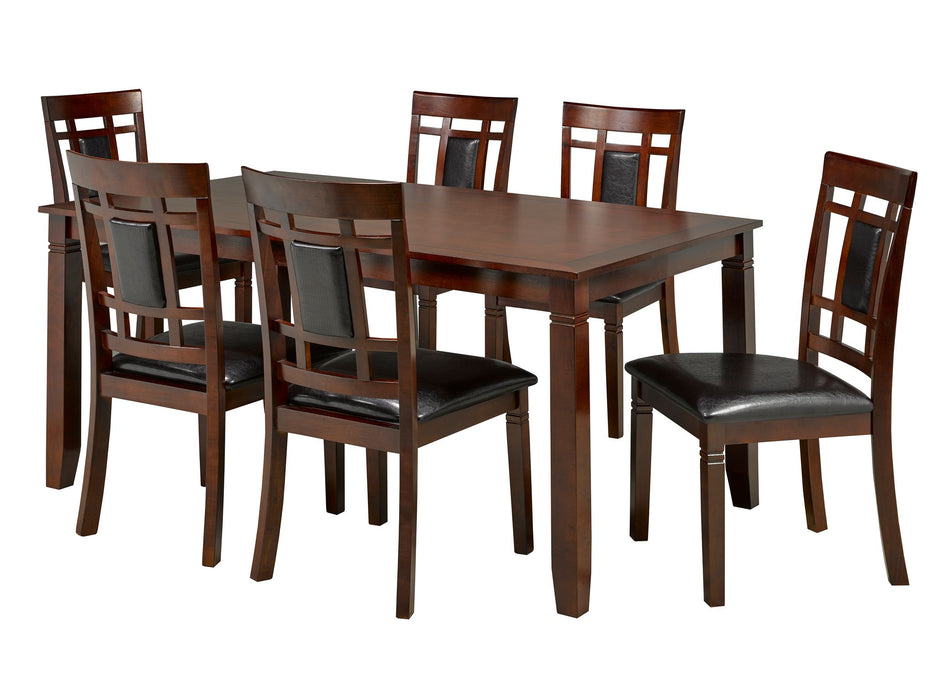 Aliya 7Pc Dining Set - Espresso - Decor Furniture & Mattress
