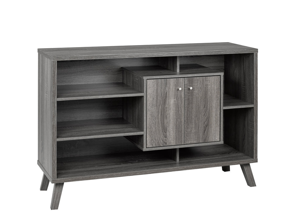 Sully Buffet/Server - Grey/Walnut/White Oak - Decor Furniture & Mattress