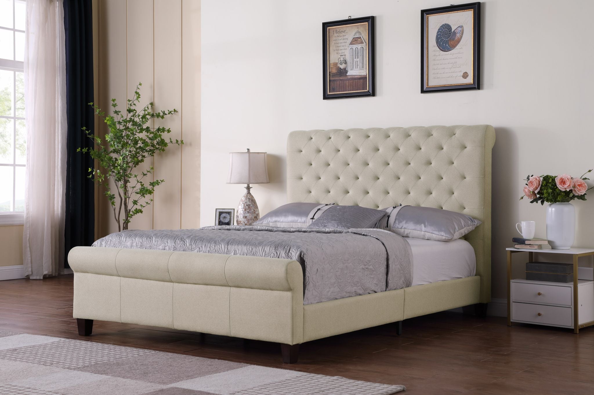 Daniella King/Queen Bed Frame - Decor Furniture & Mattress