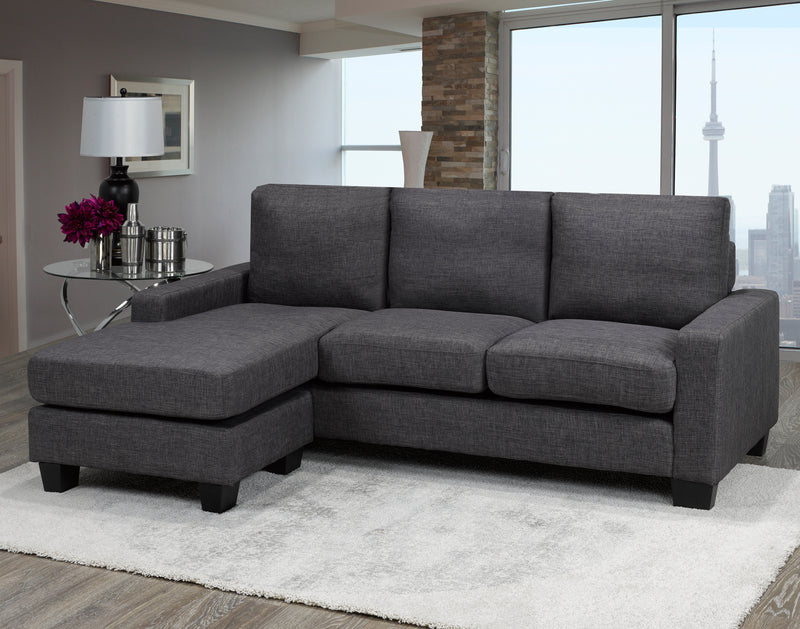 Duncan Reversible Sofa With Ottoman - Decor Furniture & Mattress