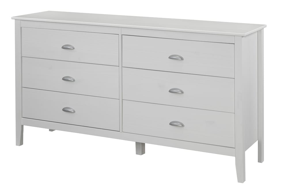 Wood White Dresser