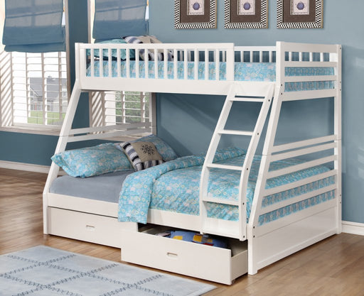 Lucie Twin/Full Bunk Bed (Colour Options) - Decor Furniture & Mattress