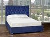 Blue Fabric Bed Frame