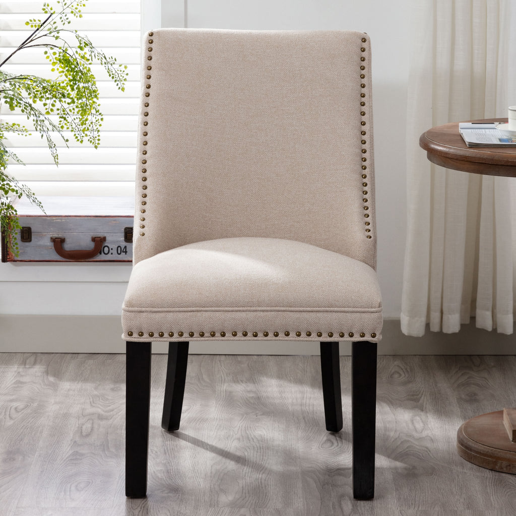 Elle Dining Chairs - Cream - Decor Furniture & Mattress