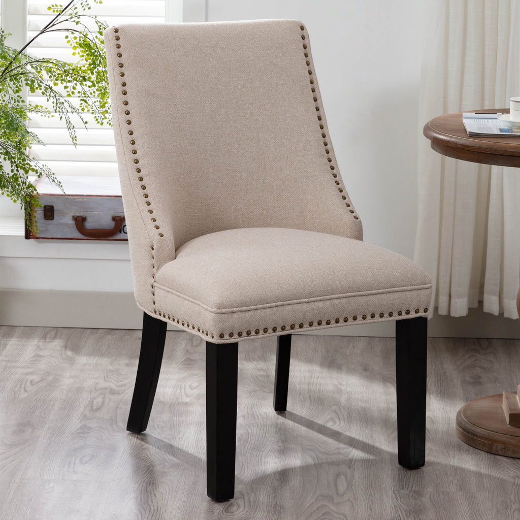 Elle Dining Chairs - Cream - Decor Furniture & Mattress