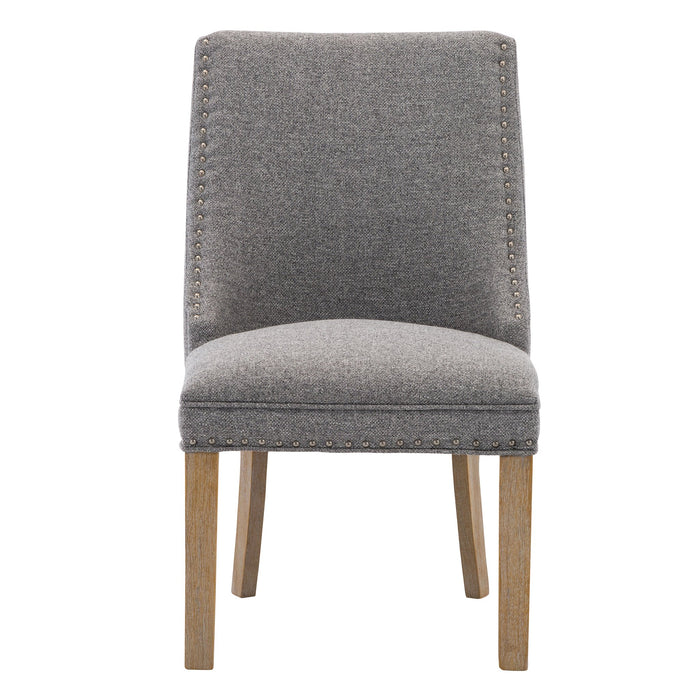 Elle Dining Chairs - Light Grey - Decor Furniture & Mattress