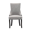 Madonna Dining Chair - Textured Light Grey - Decor Furniture & Mattress