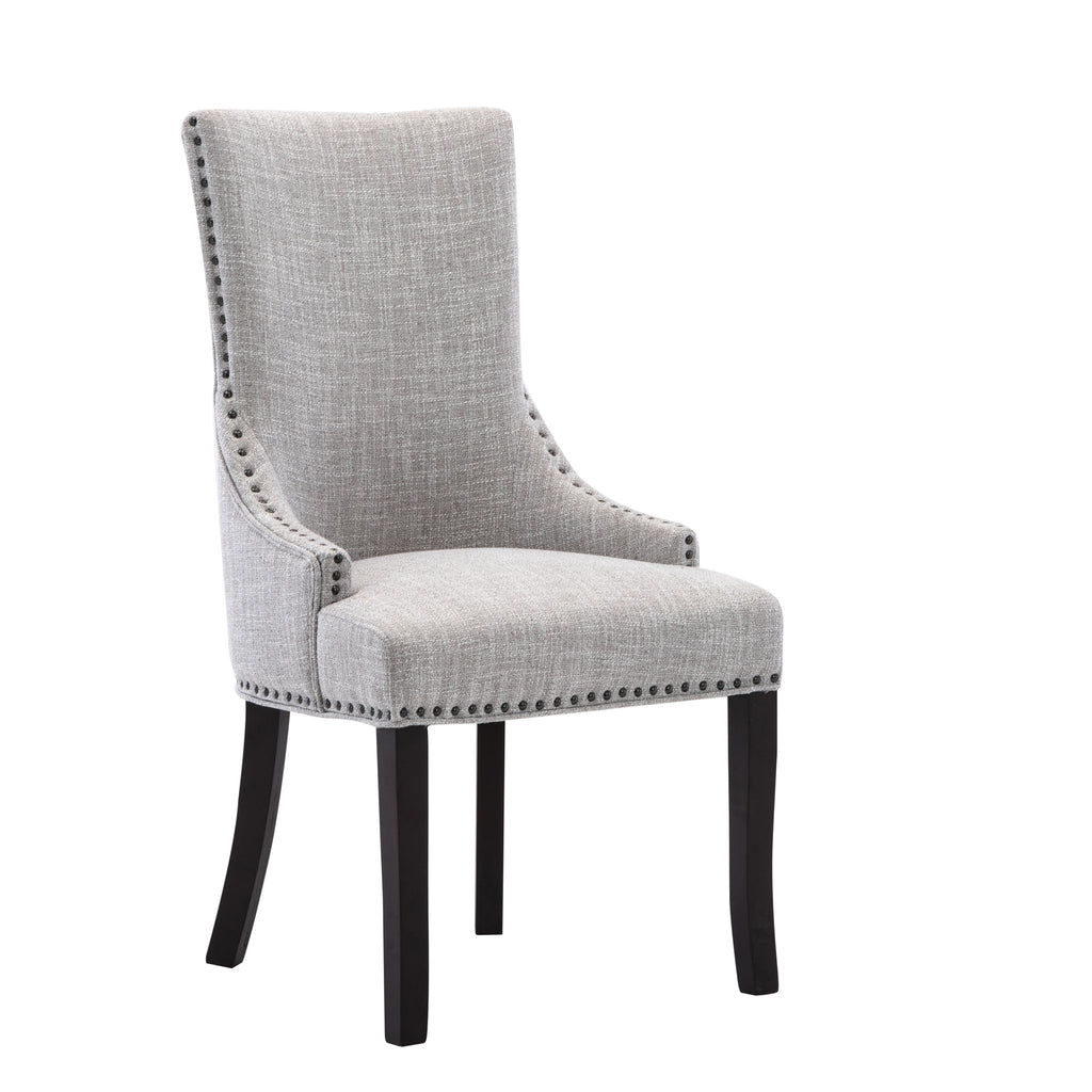 Madonna Dining Chair - Textured Light Grey - Decor Furniture & Mattress