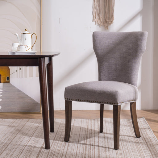 Melvin Dining Chairs - Light Grey - Decor Furniture & Mattress