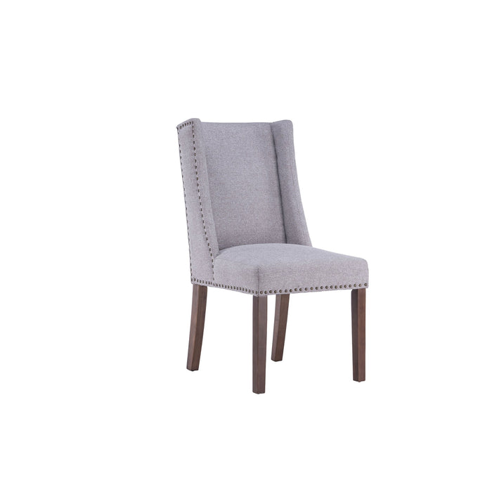 Wing Dining Chairs (Set of 2) - Beige - Decor Furniture & Mattress