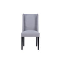 Wing Dining Chairs (Set of 2) - Light Grey - Decor Furniture & Mattress