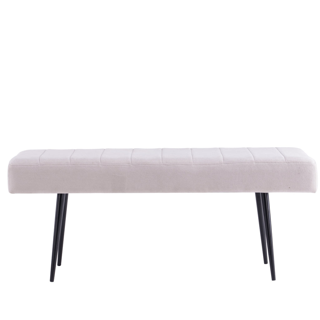 Emmanual Bench - Beige/Grey - Decor Furniture & Mattress
