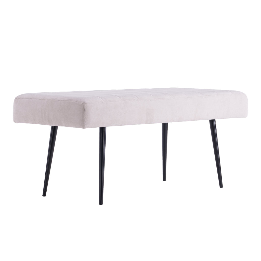 Emmanual Bench - Beige/Grey - Decor Furniture & Mattress