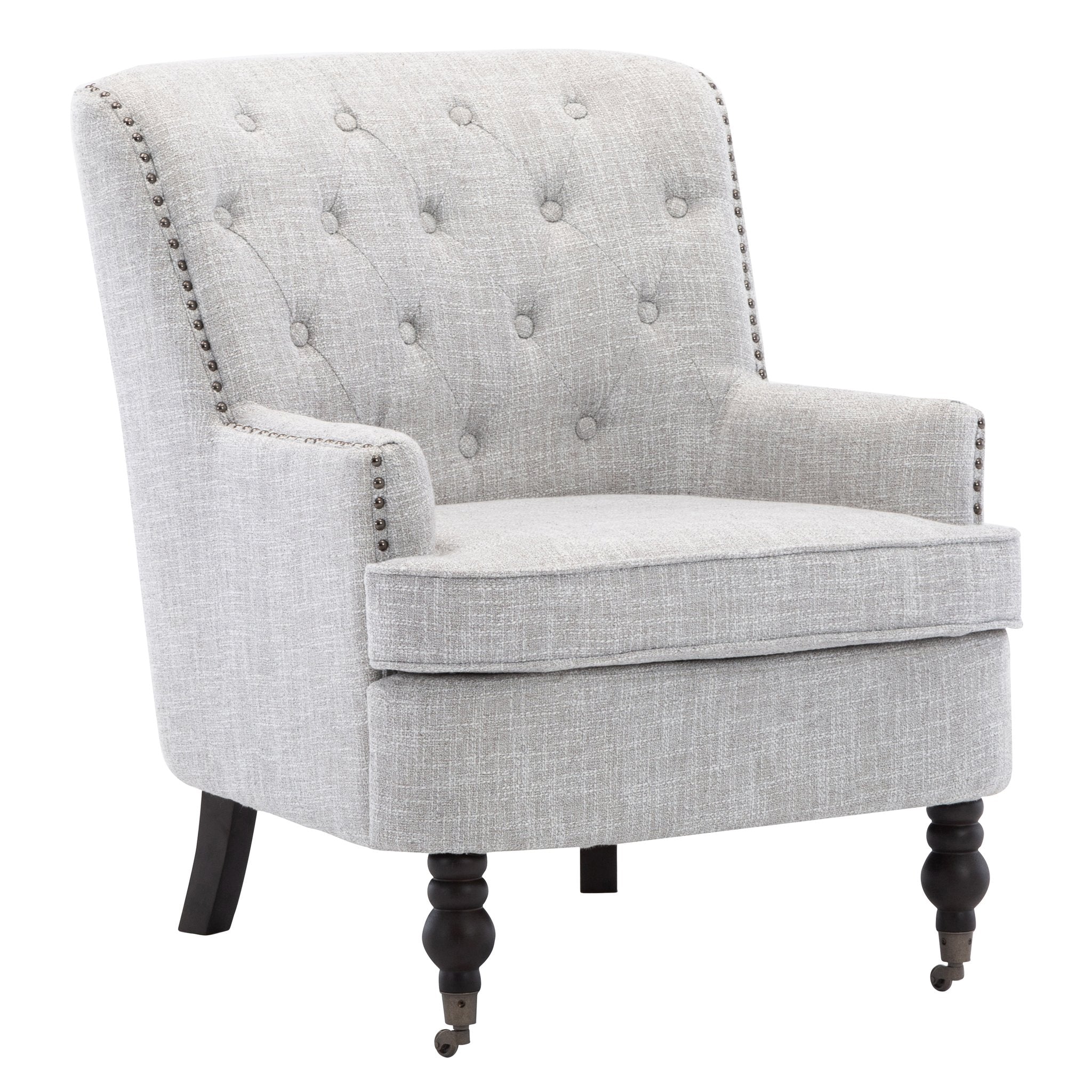 Parkersburg Arm Chair - Light Grey/Medium Grey - Decor Furniture & Mattress