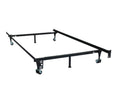 Metal Frame with Wheels (Adjustable Sizes) - Decor Furniture & Mattress