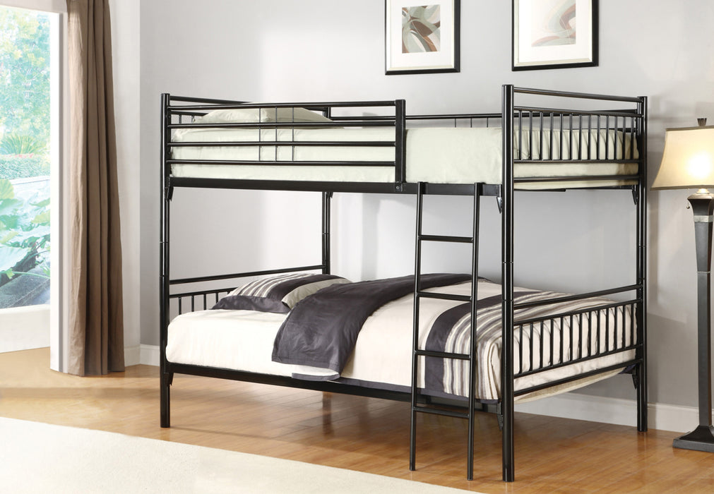 Marie Twin/Twin Bunk Bed (Colour Options) - Decor Furniture & Mattress