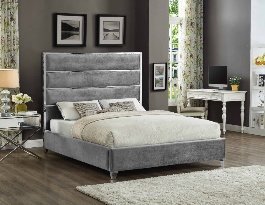 Grey Fabric Bed Frame