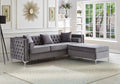 Eric Reversible Sectional - Grey - Decor Furniture & Mattress