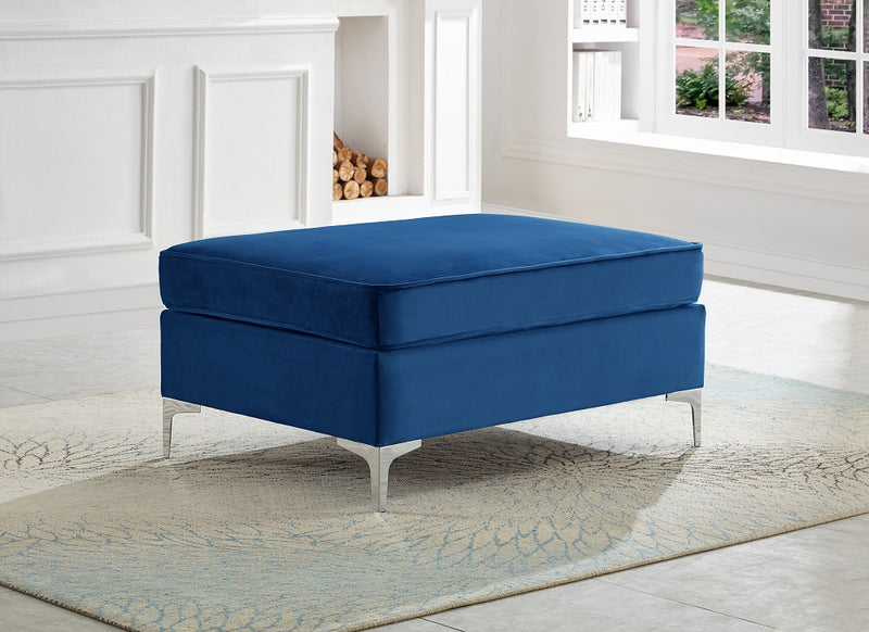Eric Reversible Sectional - Blue - Decor Furniture & Mattress