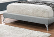 Tango Fabric Bed Frame - Queen - Beige/Grey - Decor Furniture & Mattress