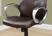 High Back Office Chair - Brown/Black - Decor Furniture & Mattress