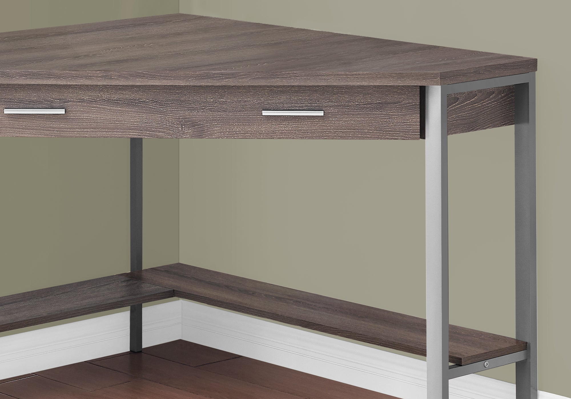 Kerri Corner Desk - Multiple Colours - Decor Furniture & Mattress