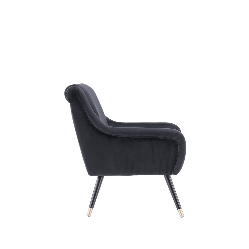 Wellesley Arm Chair - Black/Grey - Decor Furniture & Mattress