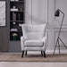 Avery Arm Chair - Textured Light Grey/Medium Grey - Decor Furniture & Mattress