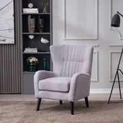 Avery Arm Chair - Textured Light Grey/Medium Grey - Decor Furniture & Mattress