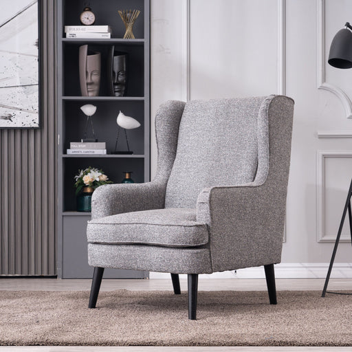 Massey Arm Chair - Charcoal/ Li Grey - Decor Furniture & Mattress