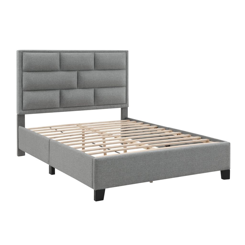 Graham Fabric Bed Frame - Queen/King - Decor Furniture & Mattress