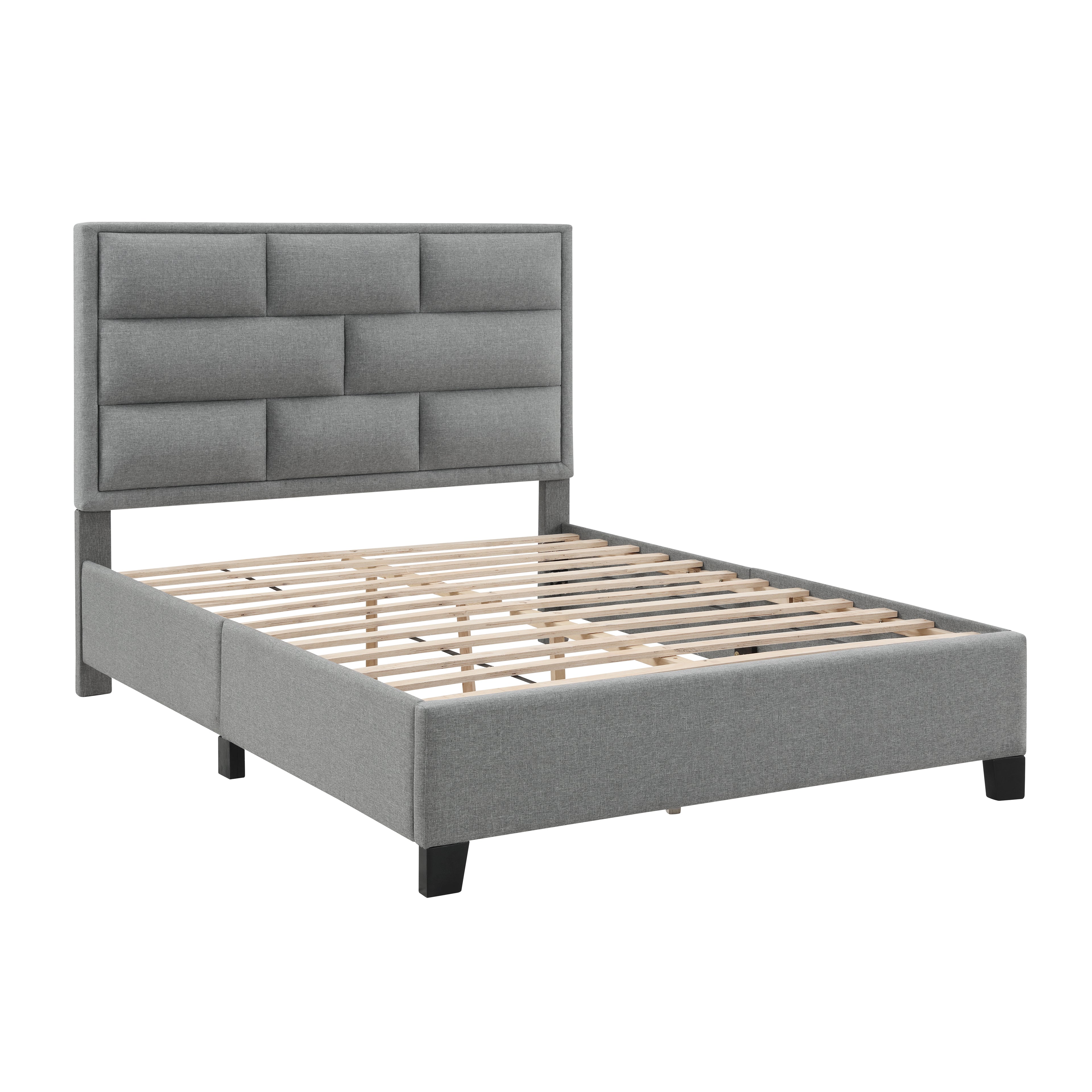 Graham Fabric Bed Frame - Queen/King - Decor Furniture & Mattress