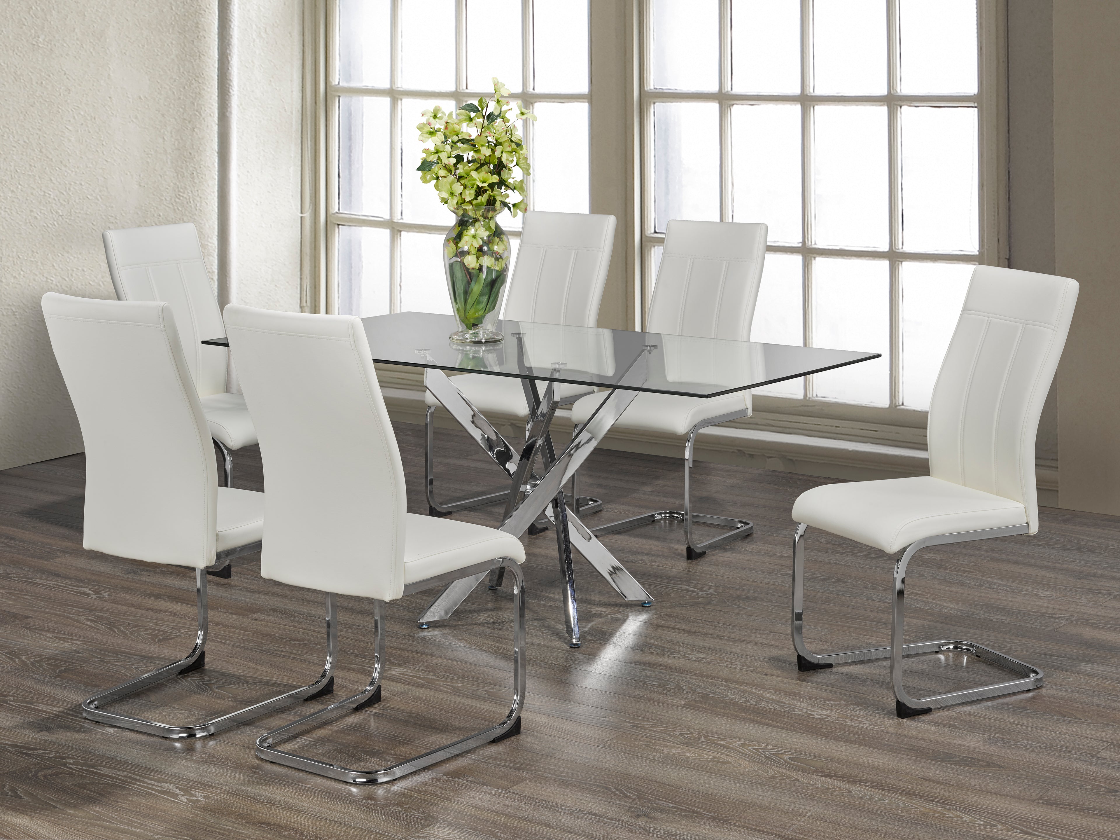 Glass dinette set