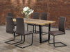 Vidal 7Pc Dinette Set (Chair Colour Options) - Decor Furniture & Mattress