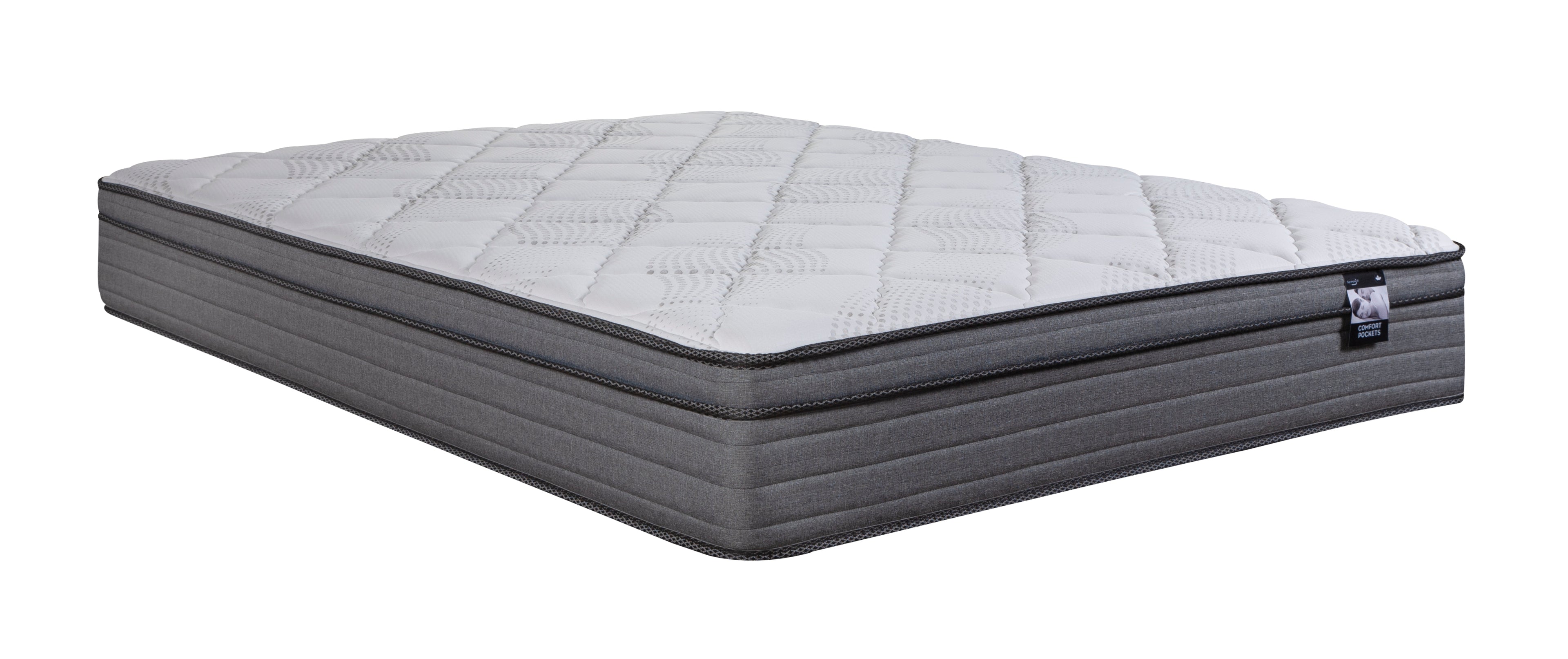 Tranquility Euro Top Mattress - Spring Wall - Decor Furniture & Mattress