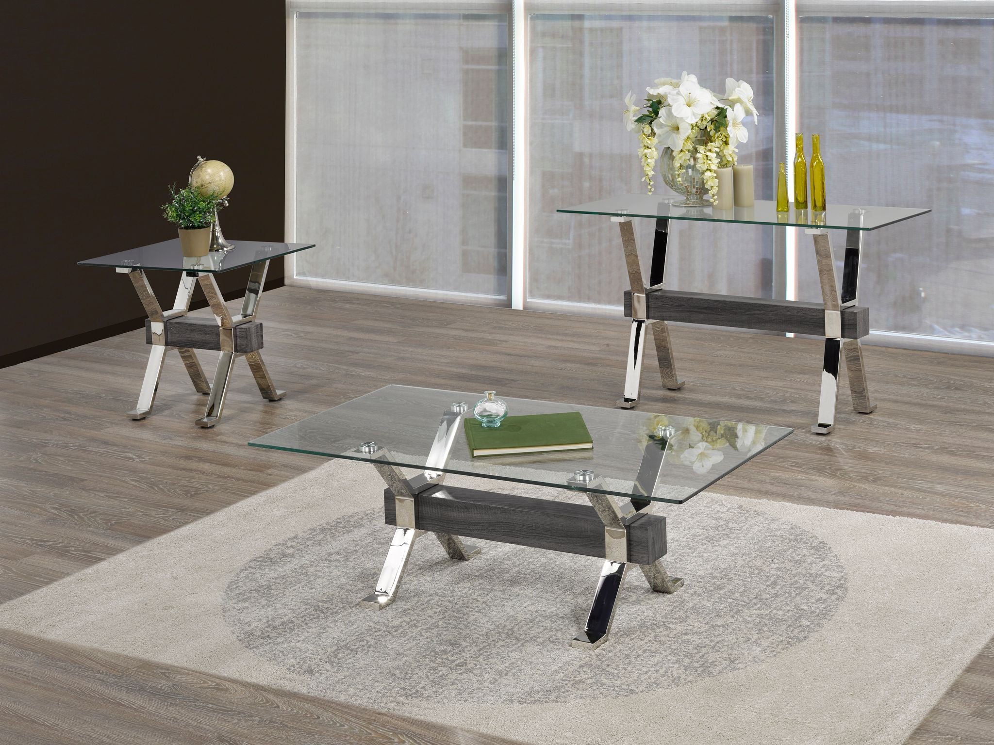 Ezra Coffee Table Set - Decor Furniture & Mattress