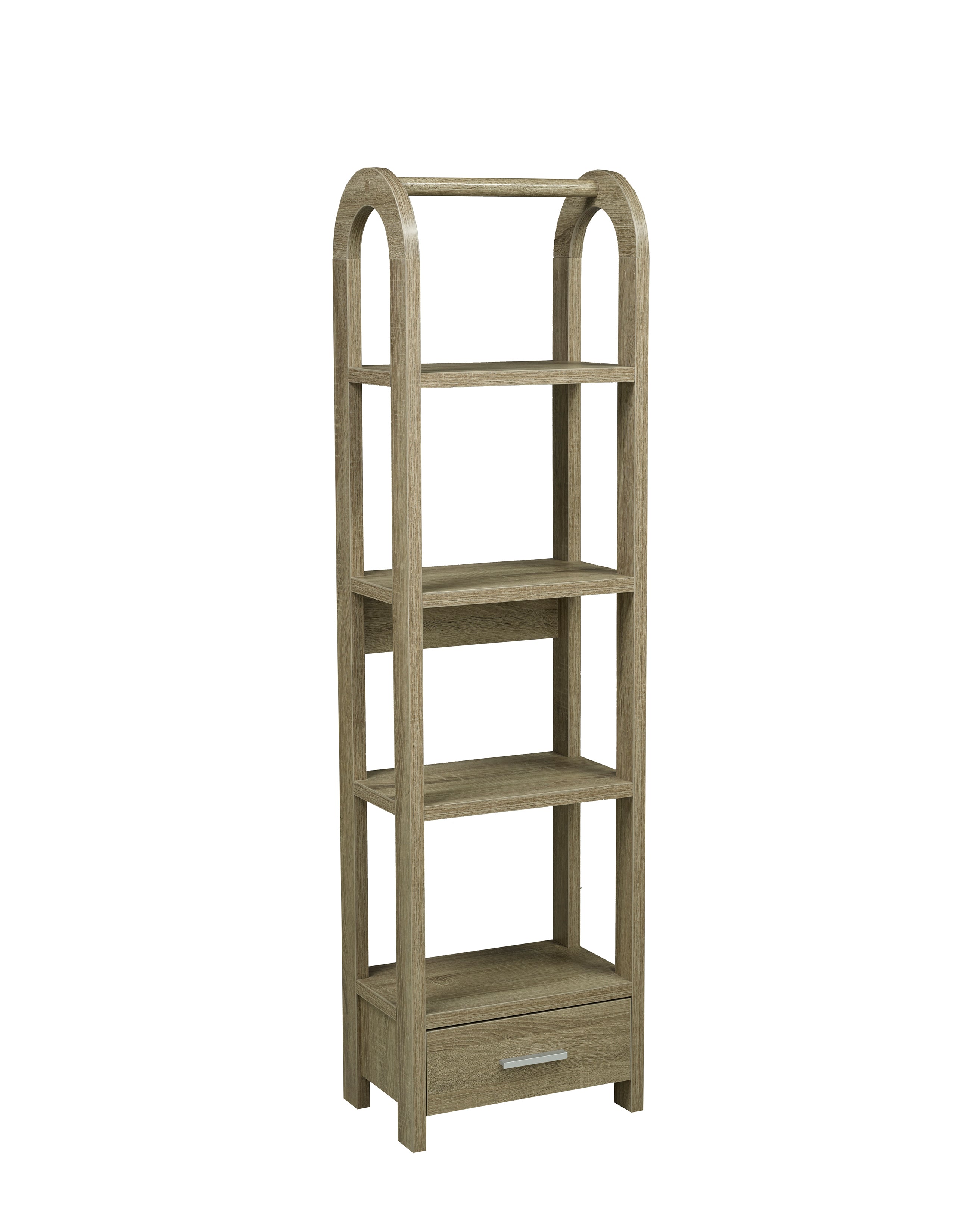 Shelf - Grey/Walnut - Decor Furniture & Mattress