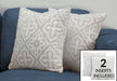 Motif Toss Pillows - Orange/Grey/Taupe (Set of 2) - Decor Furniture & Mattress