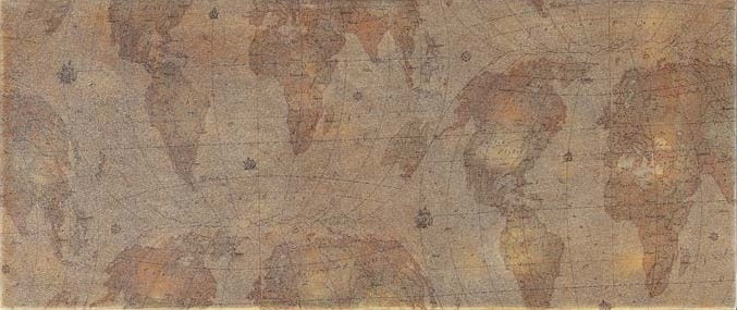 World Map Computer Desk - Decor Furniture & Mattress